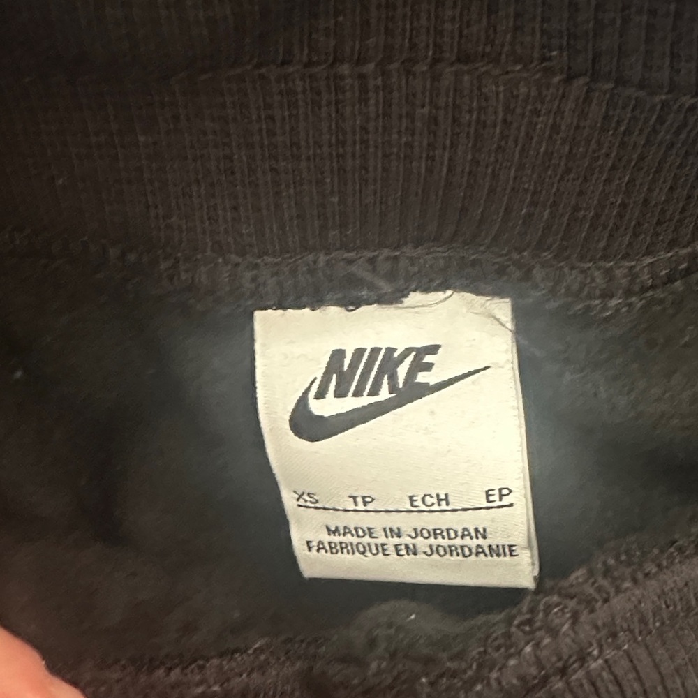 Nike women’s  Black Sweatpants with White Logo XS - Picture 2 of 4